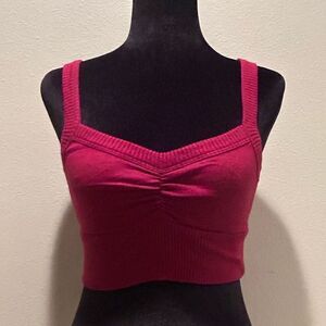 NWT Small Knitted Top Maroon L Space